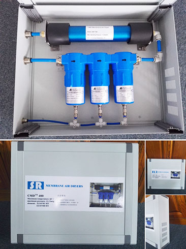 SR膜干燥器與壓縮空氣過濾器集成箱